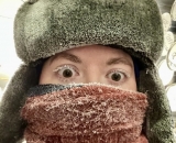 Olivia Williams in 40 degrees below zero