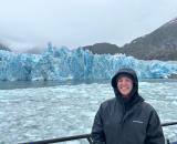 Vanessa Hawkins at Leconte Glacier